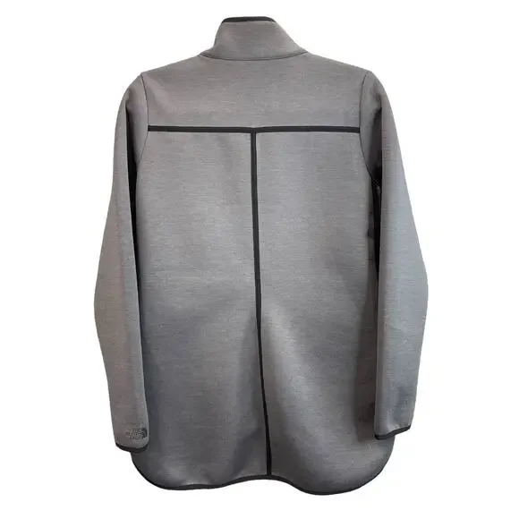 The North Face Womens Sweater Size Medium Thermal Full Zip Gray